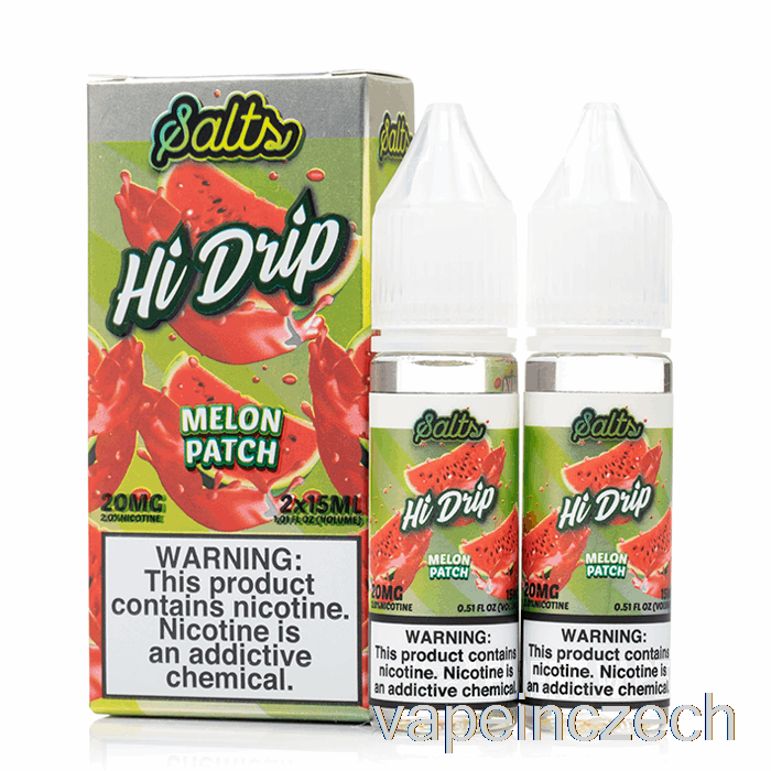 Melounová Náplast - Hi-drip Salts - 30ml 20mg Vape Bez Nikotinu
